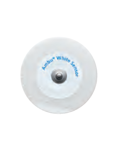 Ambu® WhiteSensor, bouton central, gel solide Pack de 50 x 30 électrodes