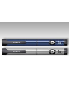 NovoPen® 4 stylo injecteur d'insuline bleu gradué de 1 en 1